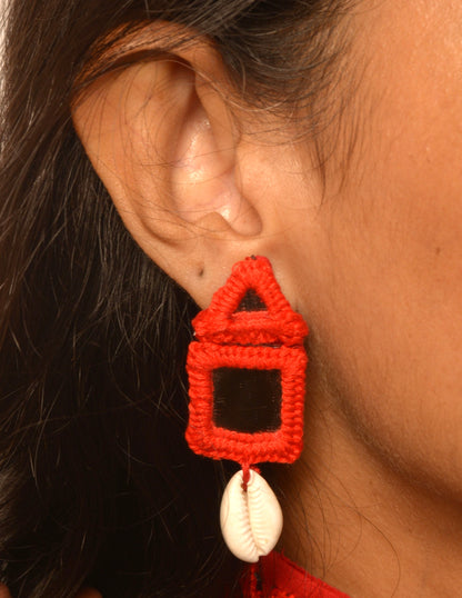 Anamika Mirror work Necklace & Earrings  set