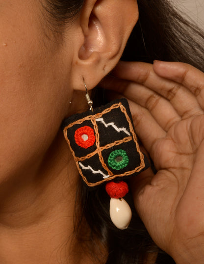 Chandraja Mirror work Necklace & Earrings  set
