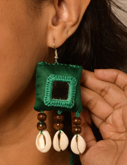 Chitrali Mirror work Necklace & Earrings set