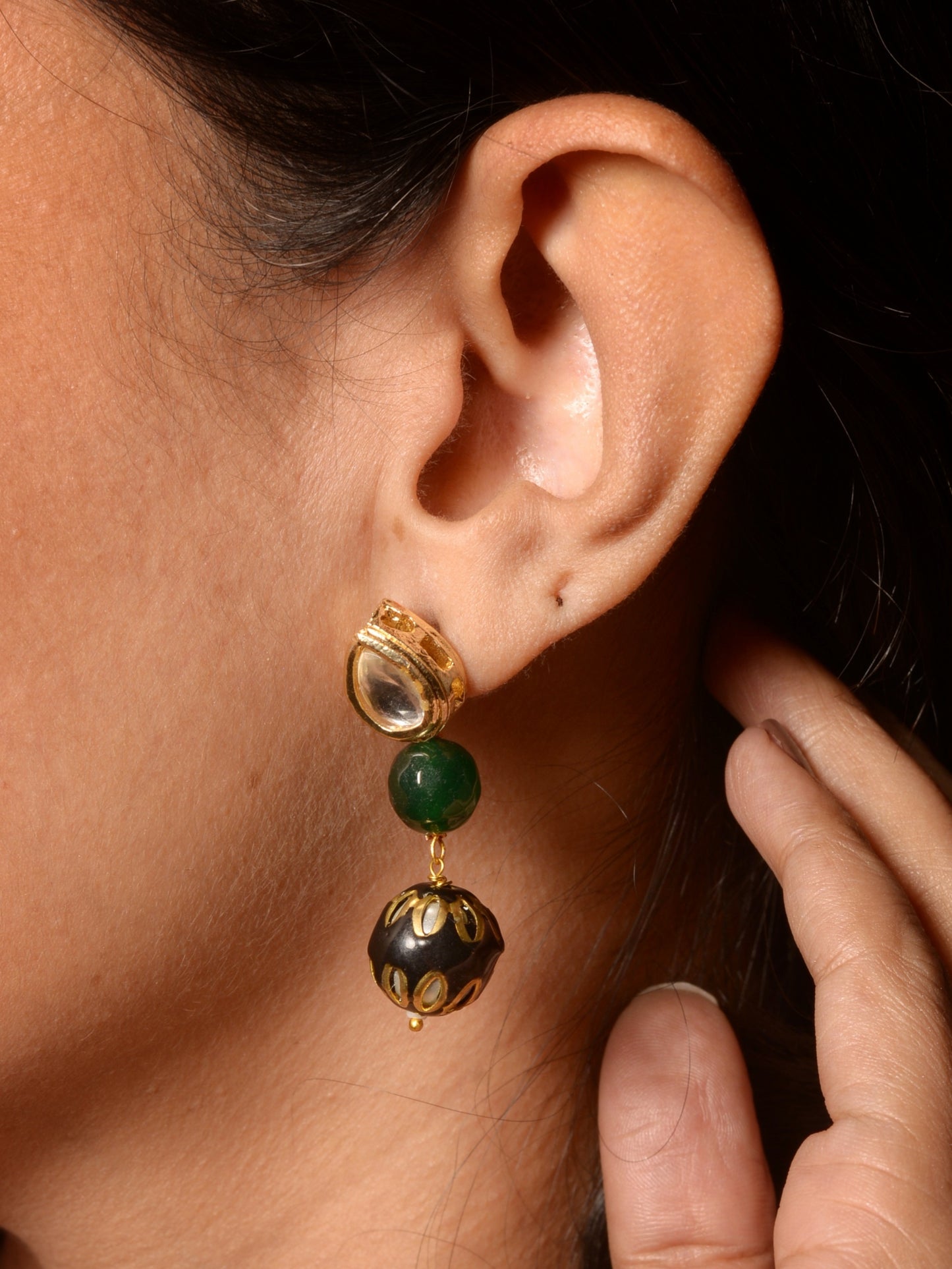 Darmika Tanjore Necklace & Earrings  set