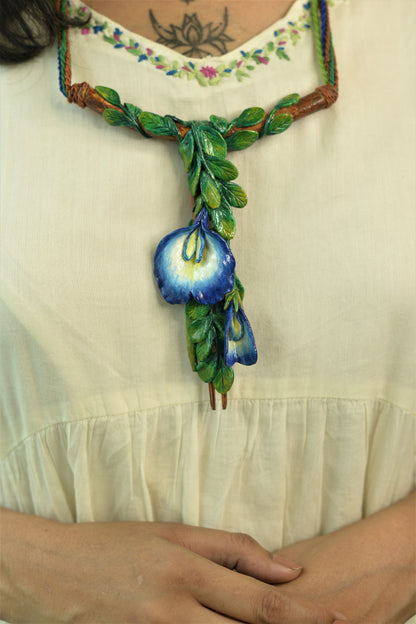 Aparajita Clay Necklace & Earring set