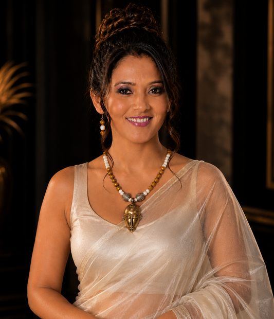 Divyashi Dokra Tribal Necklace