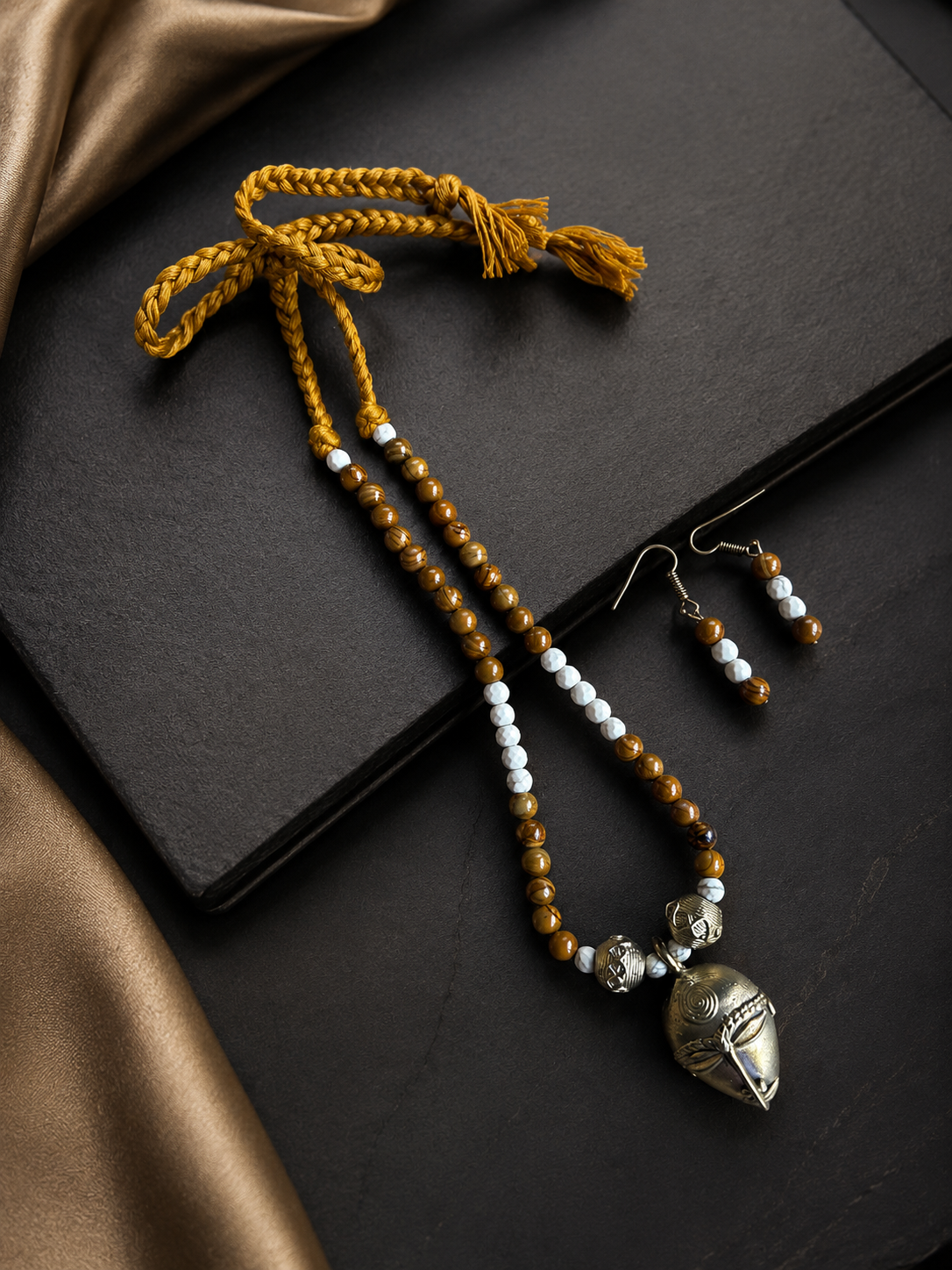Divyashi Dokra Tribal Necklace
