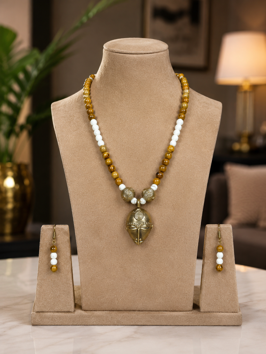 Divyashi Dokra Tribal Necklace