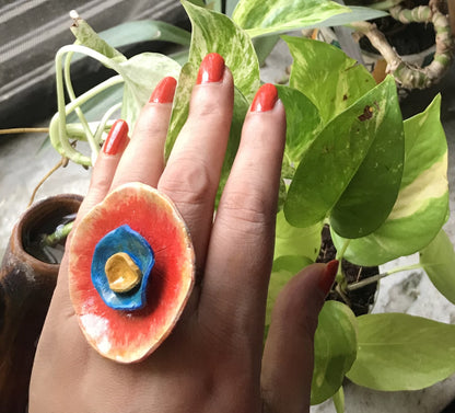 Roohi Clay Finger Ring