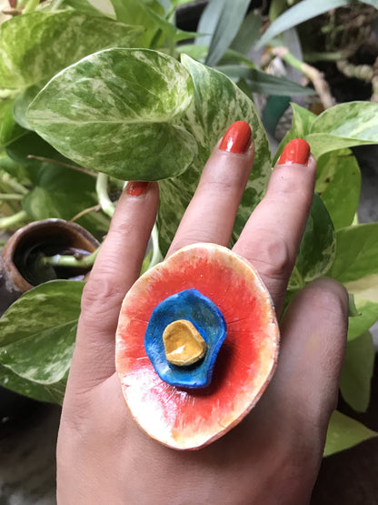 Roohi Clay Finger Ring