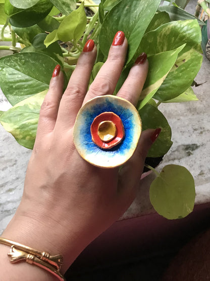 Shree Clay Finger Ring