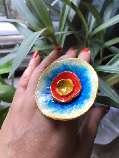 Shree Clay Finger Ring