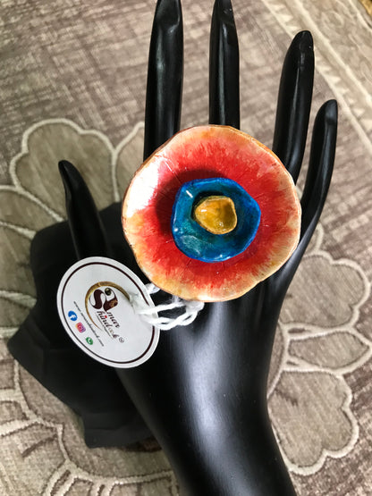 Roohi Clay Finger Ring
