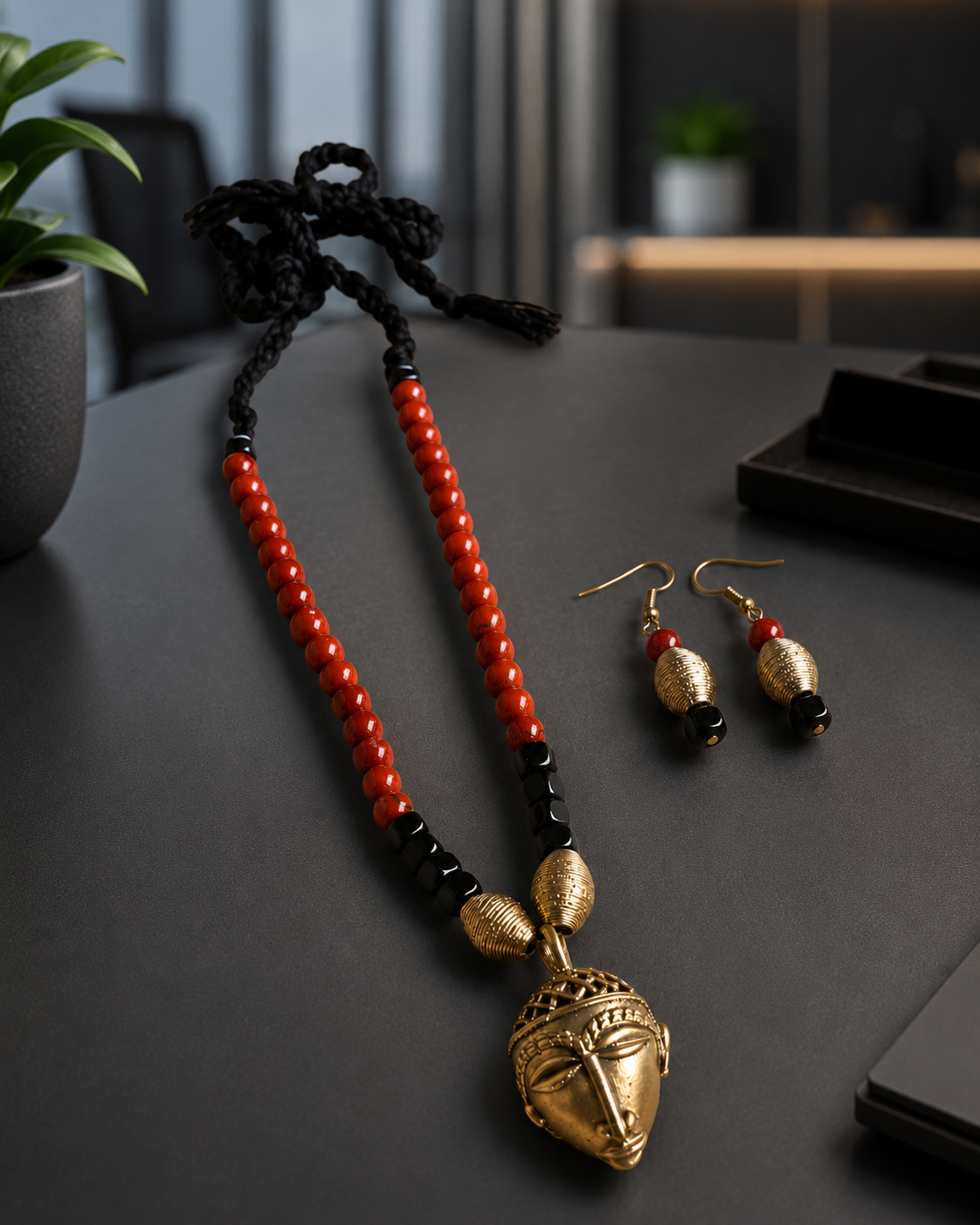 Meehika Dokra Tribal Necklace