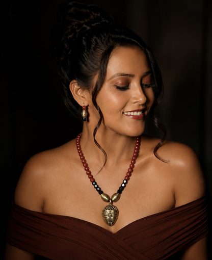 Meehika Dokra Tribal Necklace