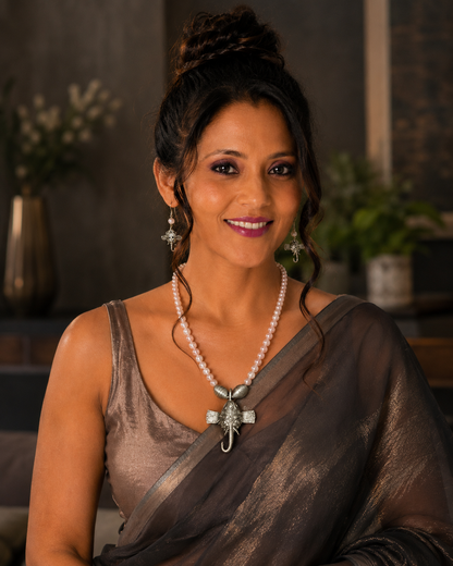 Sarvaya Ganesha Dokra Necklace