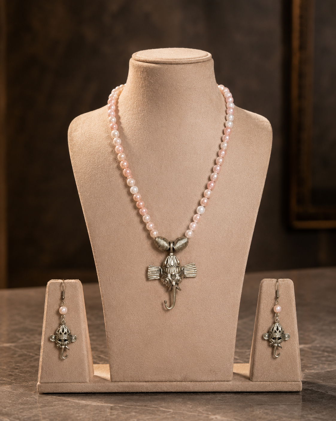 Sarvaya Ganesha Dokra Necklace