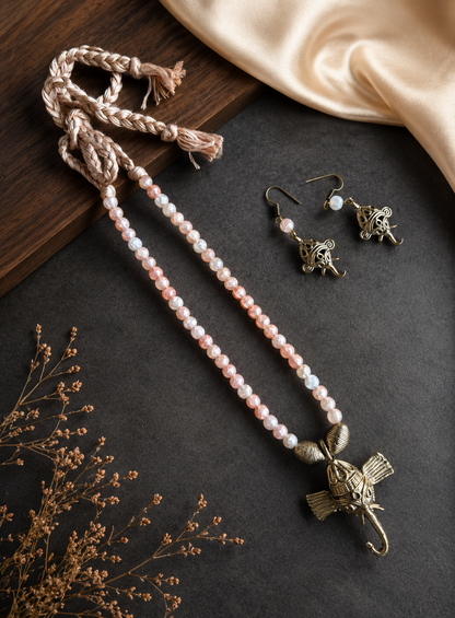 Sarvaya Ganesha Dokra Necklace