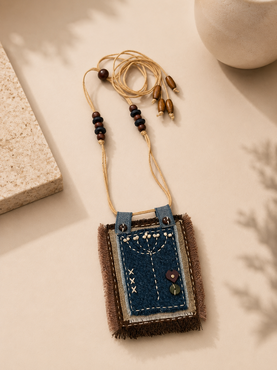 Stevie Denim Necklace