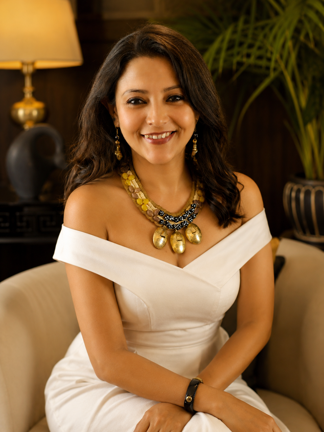 Alma Naga Tribal Necklace & Earrings  set
